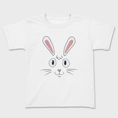 Easter Rabbit Face, Kids' T-Shirt