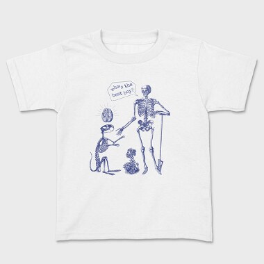 The Best Boy Skeleton, Kids' T-Shirt