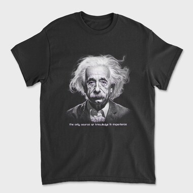 Унисекс Мъжка Тениска, Einstein Phrase