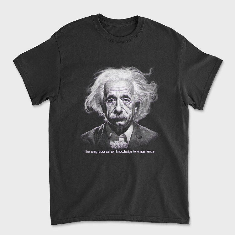 Einstein Phrase, Унисекс Мъжка Тениска