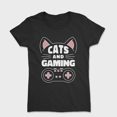 Cats and Gaming, Women's T-Shirt