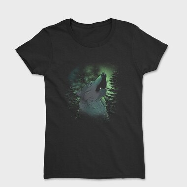 Howling Wolf Green, Women's T-Shirt