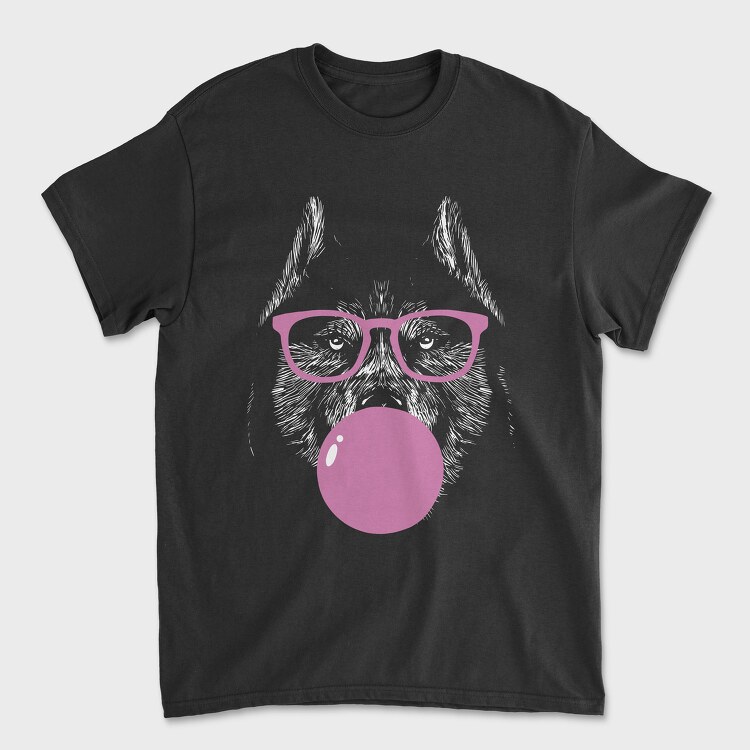Husky Sungalsses Bubblegum Monochrome, Унисекс Мъжка Тениска