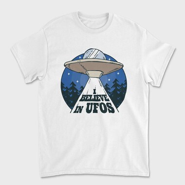 I Believe in Ufos, Unisex Men's T-Shirt