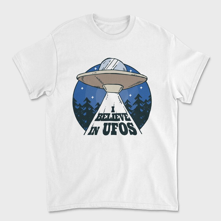 I Believe in Ufos, Унисекс Мъжка Тениска