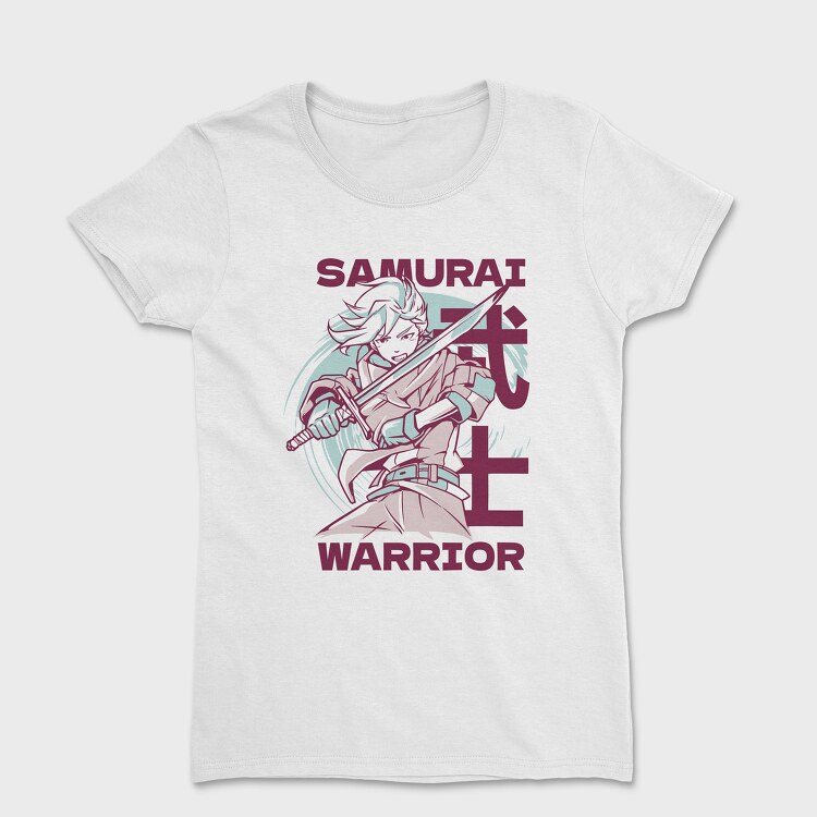 Anime Samurai Warrior, Дамска Тениска
