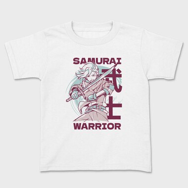 Anime Samurai Warrior, Kids' T-Shirt