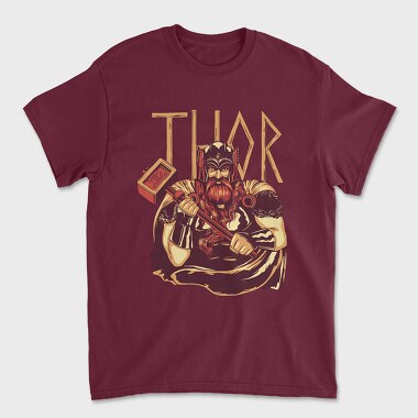 Thor God Mythology, Unisex Men's T-Shirt