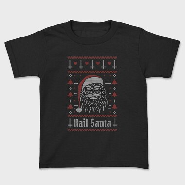 Evil Santa Ugly Sweater, Kids' T-Shirt