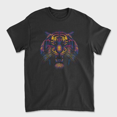 Tiger Colorful, Унисекс Мъжка Тениска