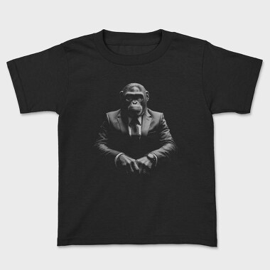 Ape Suit Monochrome, Kids' T-Shirt