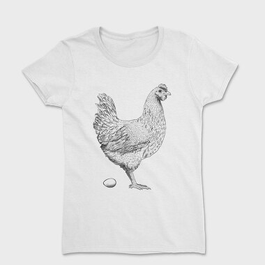 Chicken Egg, Women's T-Shirt