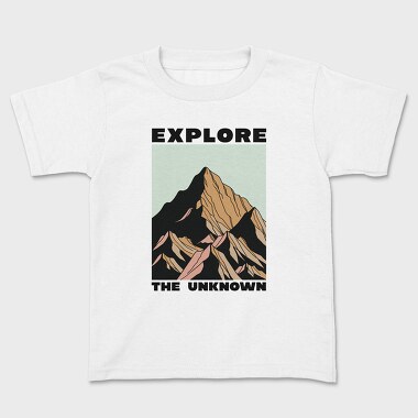 Explore the Unknown, Kids' T-Shirt