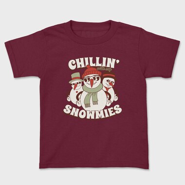 Chillin Snowmies, Kids' T-Shirt