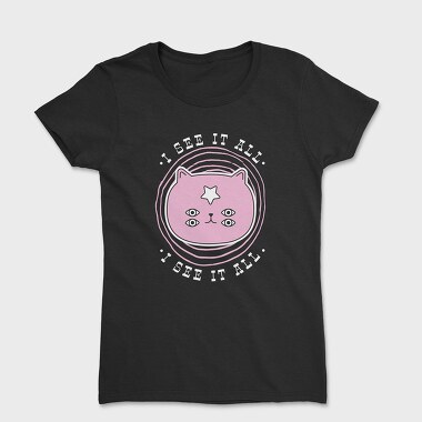I See It All Cat, Women's T-Shirt