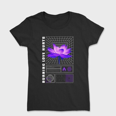 Trap Burning Flower, Women's T-Shirt
