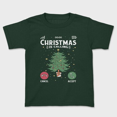 Christmas Call, Kids' T-Shirt