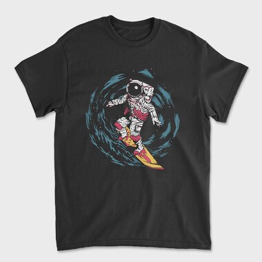 Astronaut Surf space, Unisex Men's T-Shirt