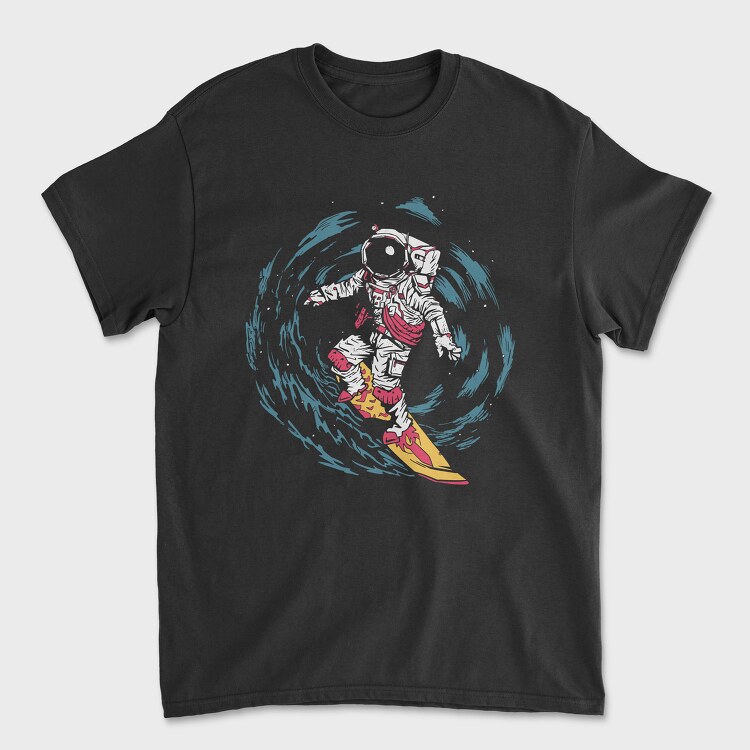 Astronaut Surf space, Унисекс Мъжка Тениска