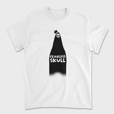 Fearless Skull, Unisex Men's T-Shirt