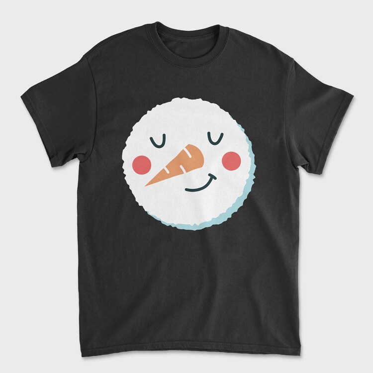 Christmas Snowman Faces 10, Unisex Men's T-Shirt