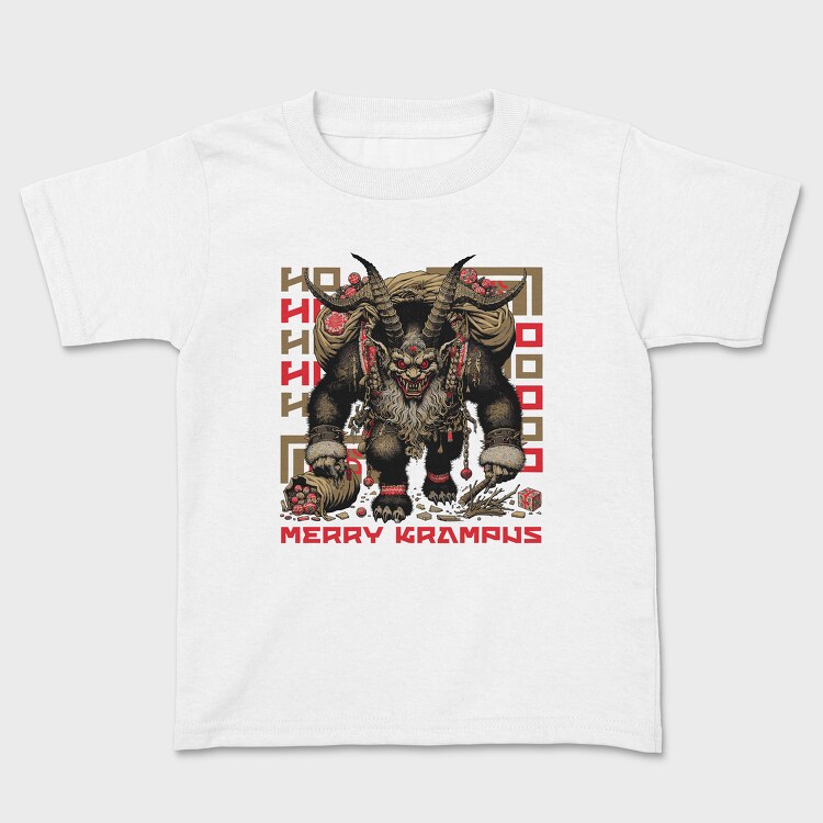 Trend Merry Krampus Japanese, Детска Тениска