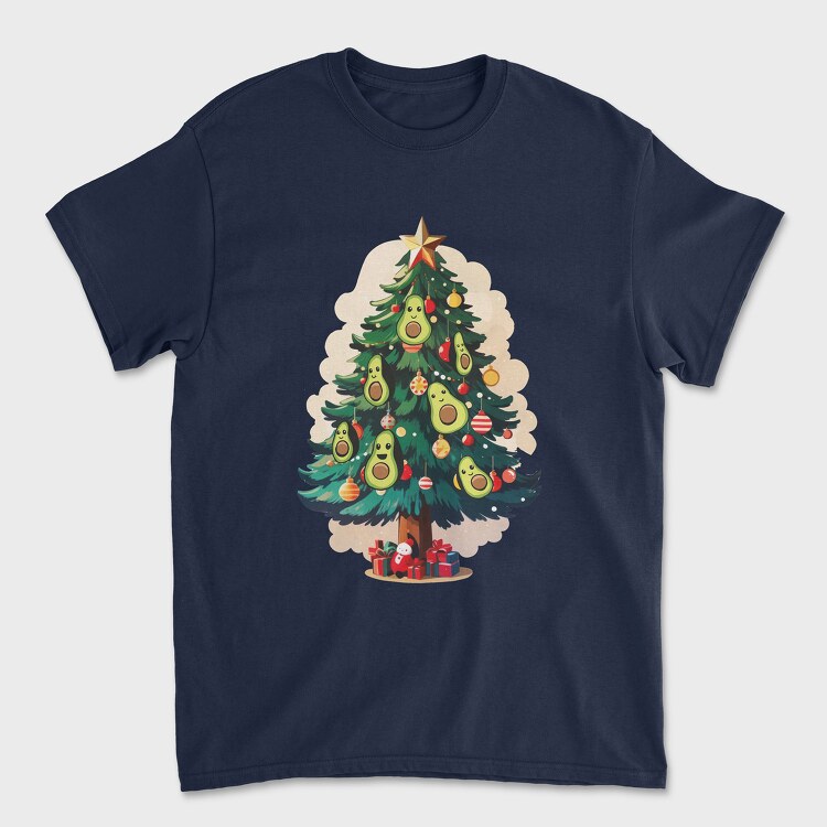 Avocado Christmas, Unisex Men's T-Shirt