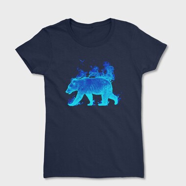 Fire Bear, Women's T-Shirt