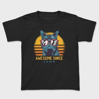 Awesome Cat Since, Kids' T-Shirt