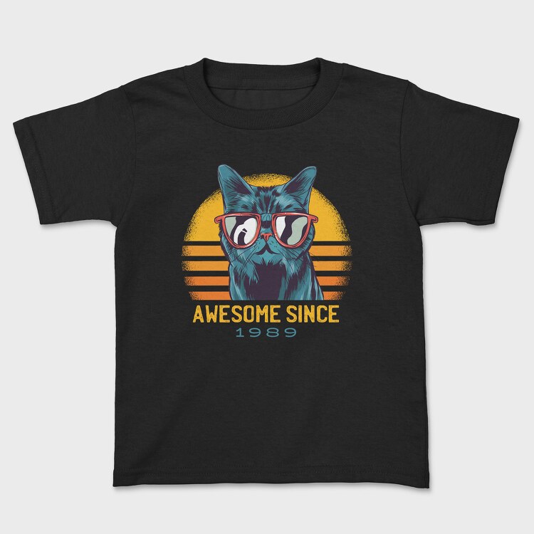 Awesome Cat Since, Детска Тениска