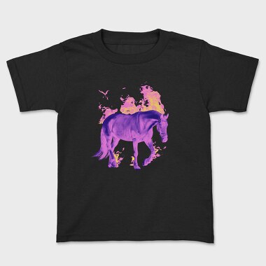 Fire Horse, Kids' T-Shirt