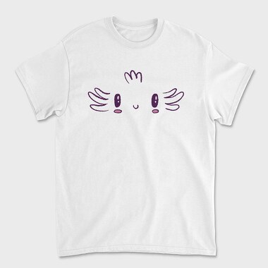 Унисекс Мъжка Тениска, Axolotl Face