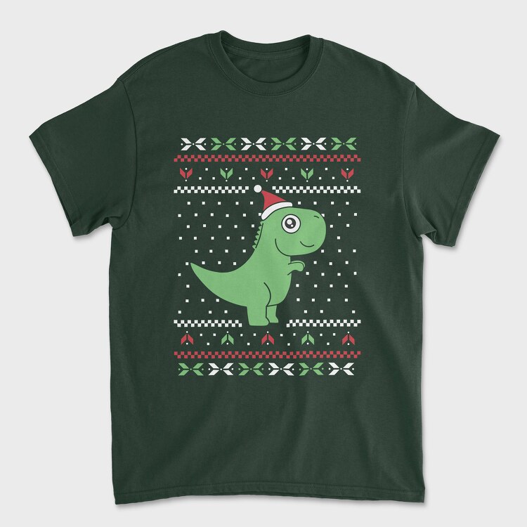 Trex Ugly Sweater, Unisex Men's T-Shirt