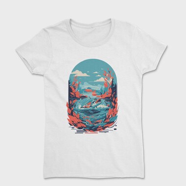 Fish Landscape, Women's T-Shirt