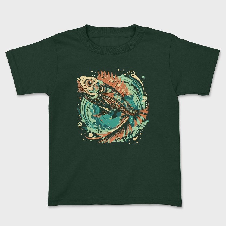 Fish Ornament, Kids' T-Shirt