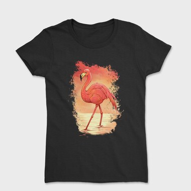 Flamingo Painting, Дамска Тениска