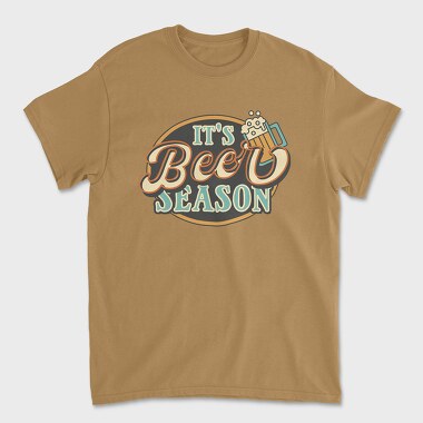 It Is Beer Season, Unisex Men's T-Shirt