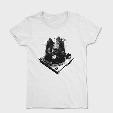 Tur Ntable Forest, Women's T-Shirt