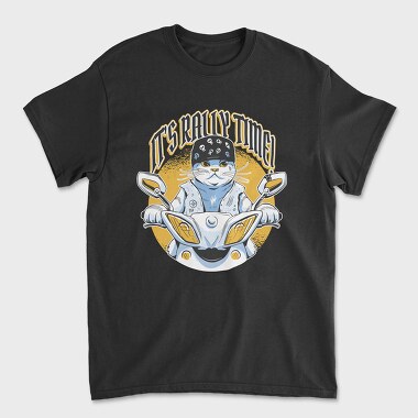 Its Rally Time Cat, Unisex Men's T-Shirt