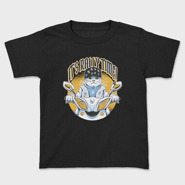 Its Rally Time Cat, Kids' T-Shirt