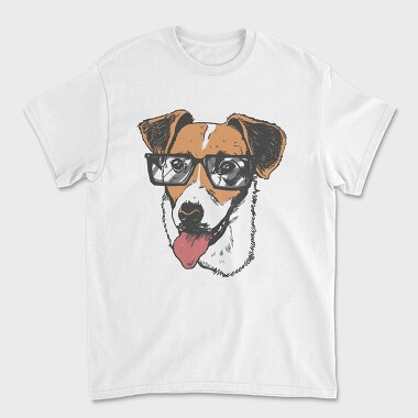 Jack Russell Terrier Sunglasses, Unisex Men's T-Shirt
