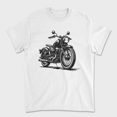 Classic Motorcycle, Unisex Men's T-Shirt