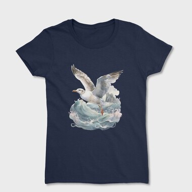 Flying Seagull 1, Women's T-Shirt