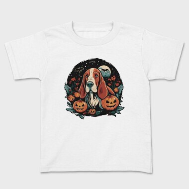 Basset Hound Halloween, Детска Тениска
