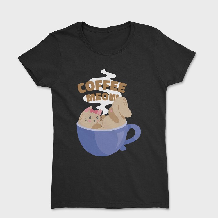 Coffee Cat 2, Дамска Тениска