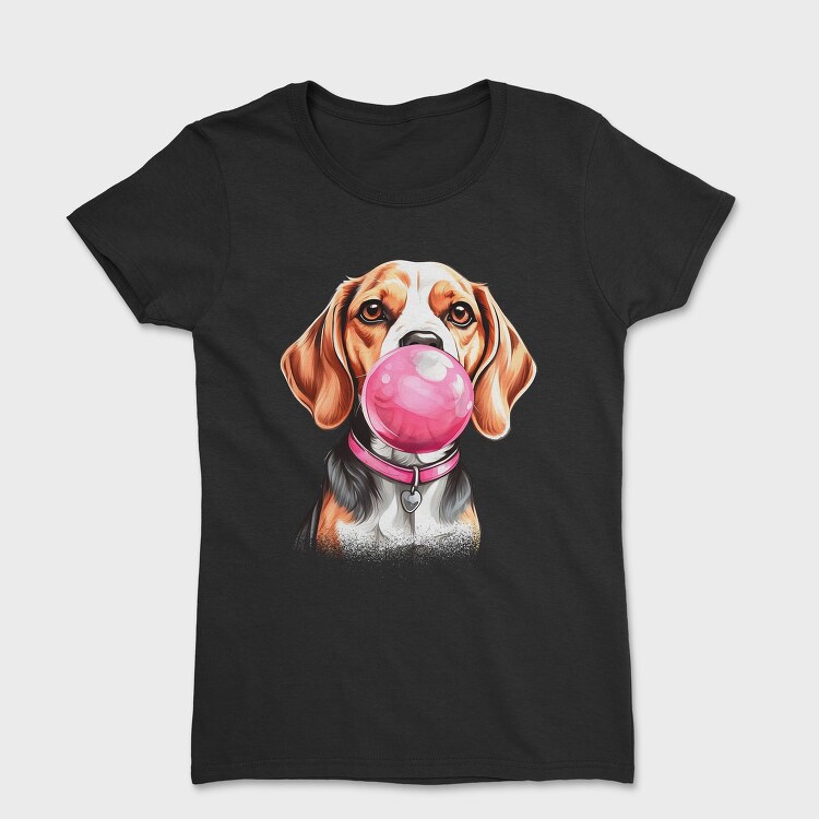 Beagle Bubblegum, Women's T-Shirt