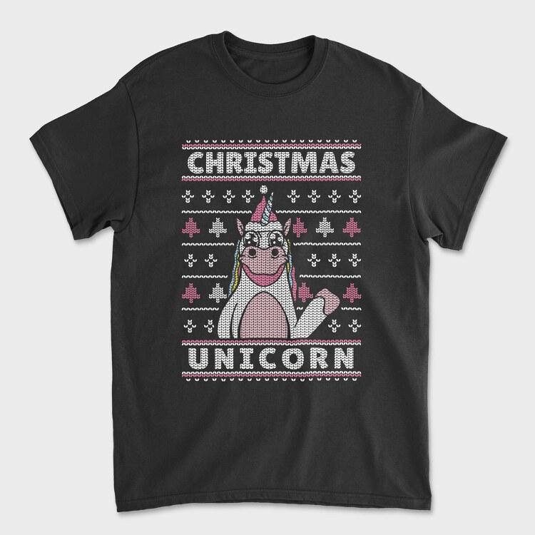 Uglysweatter Unicorn, Унисекс Мъжка Тениска