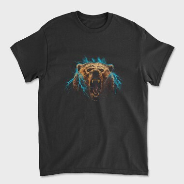 Bear Bolt, Unisex Men's T-Shirt