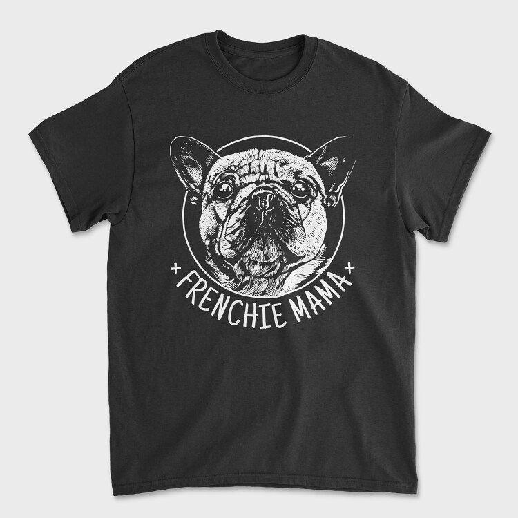 Frenchie Mama, Unisex Men's T-Shirt