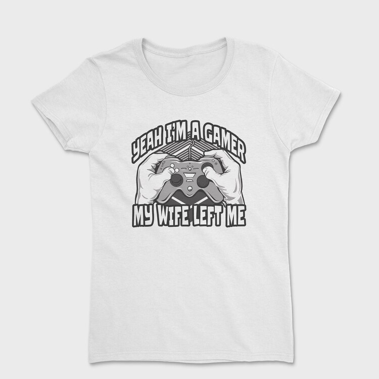 Joystick Wife Left Me, Women's T-Shirt